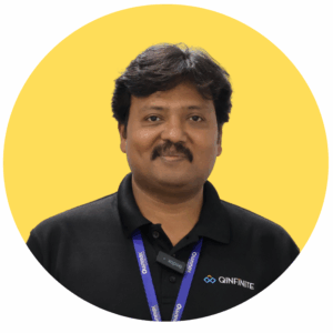 Picture of Arun CR, Head of Engineering, Qinfinite  