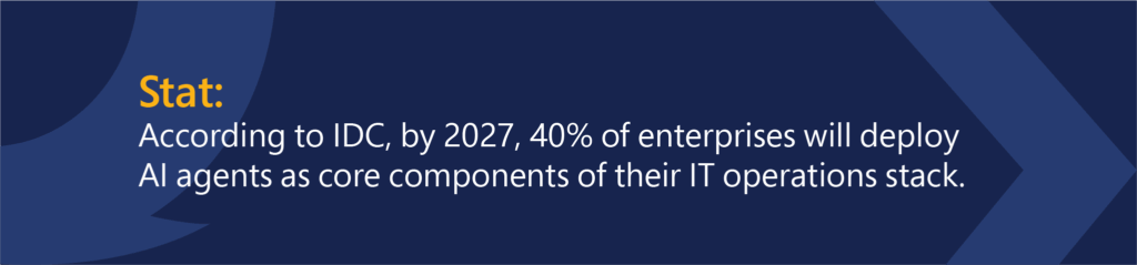 40% of enterprises will deploy AI agents