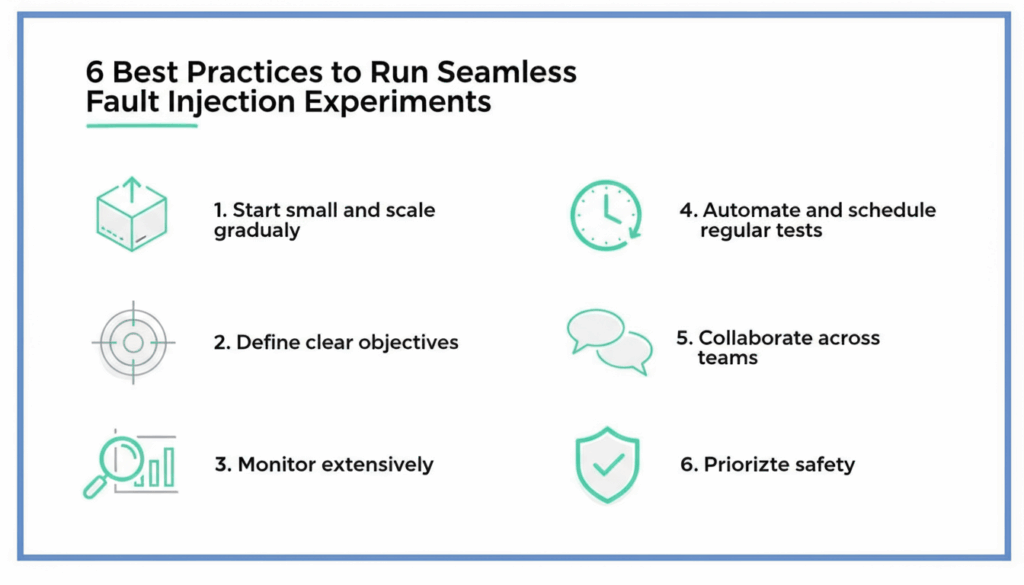 6 Best Practices to Run Seamless Fault Injection Experiments