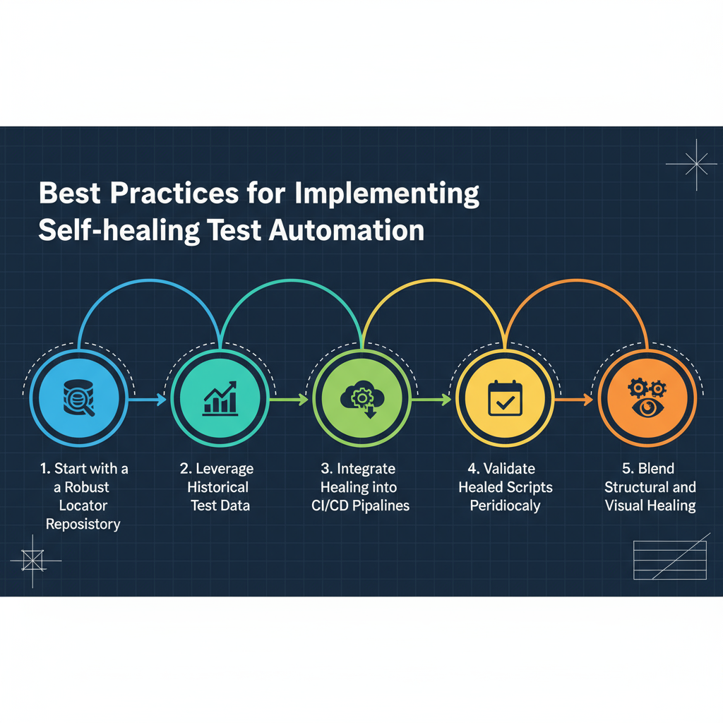 Best Practices for Implementing Self-healing Test Automation